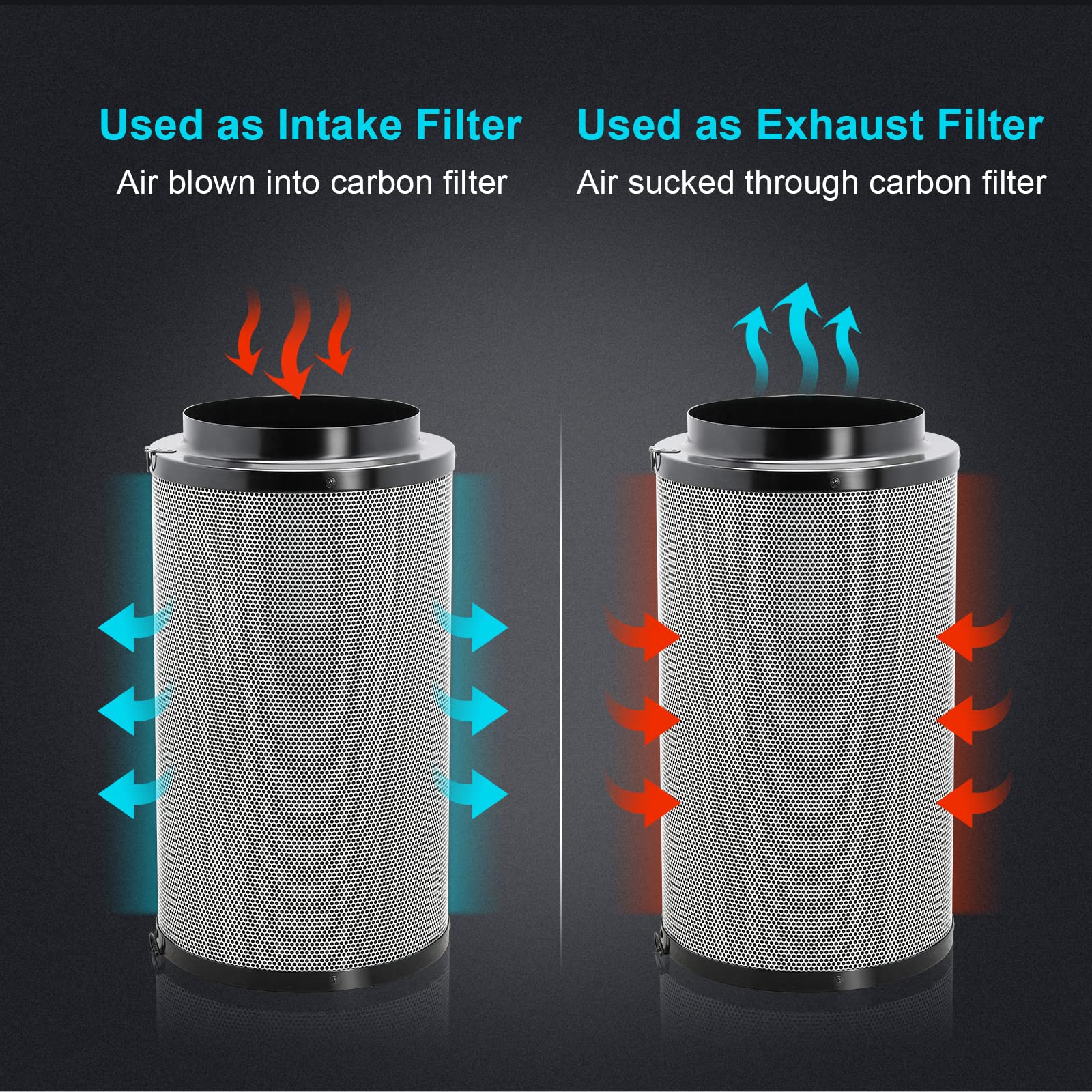 iPower 4 Inch Inline Duct Ventilation Smart Fan (Support Alexa) for Grow Tent, Black - Image 11